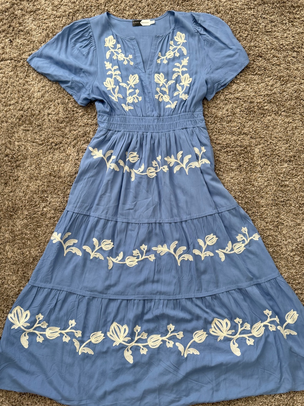 Piper & Scoot Embroidered Dress